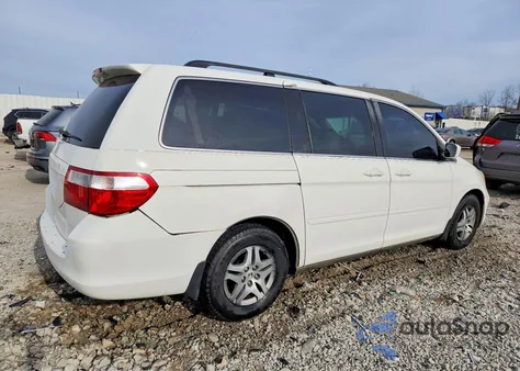 2006 Honda Odyssey Exl z USA, uszkodzony, nr VIN 5FNRL38626B451031